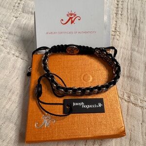 Joseph Nogucci Black and Silver Bracelet